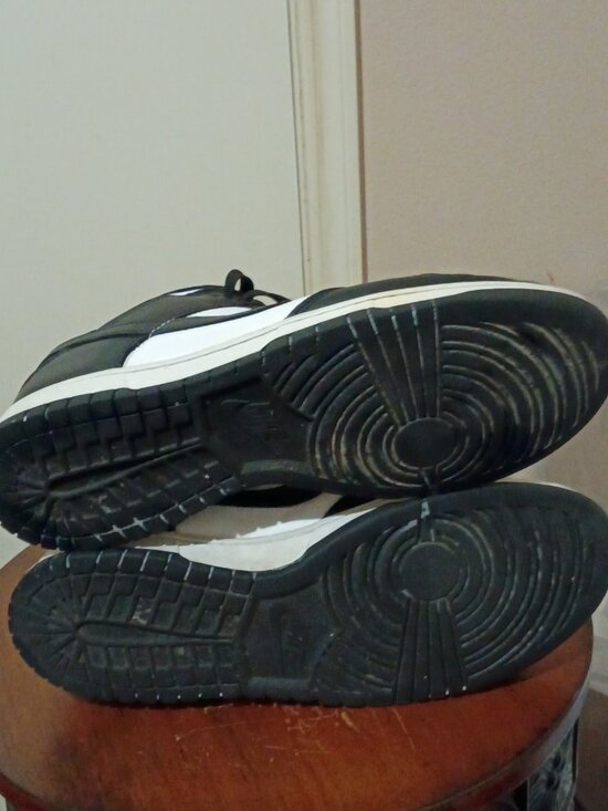 Nike Dunk Low Retro White & Black Panda Sneakers Shoes Men Size 12 DD1391-100 main image 7